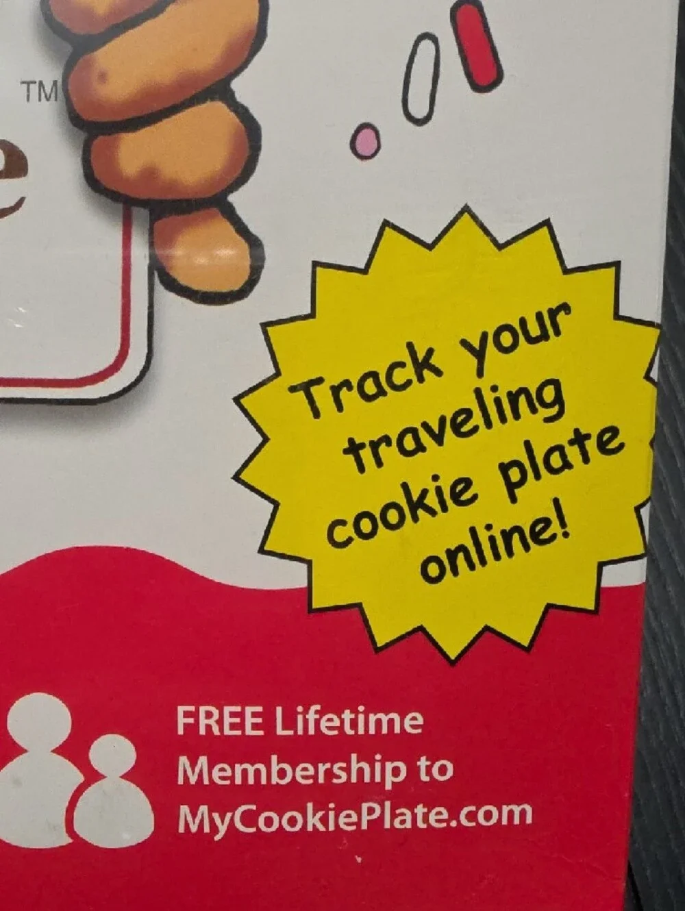 My Cookie Plate traveling tradition set, NEW